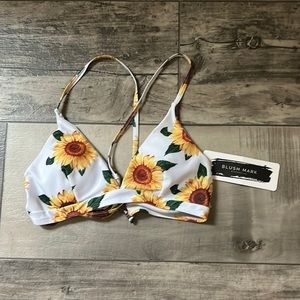 Sunflower bikini top